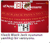 Double Exposure Blackjack, klasik blackjack oyununun yenilikçi bir versiyonu.
